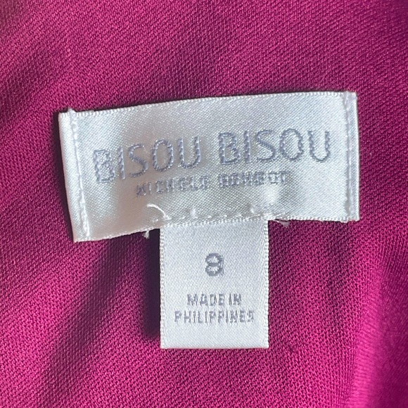 EUC Bisou Bisou Velvet cocktail Dress - Picture 5 of 6